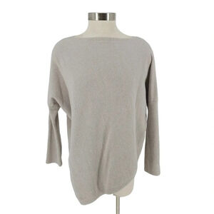 Made With Love Asymmetrical Sweater Long Sleeve Chenille Pullover